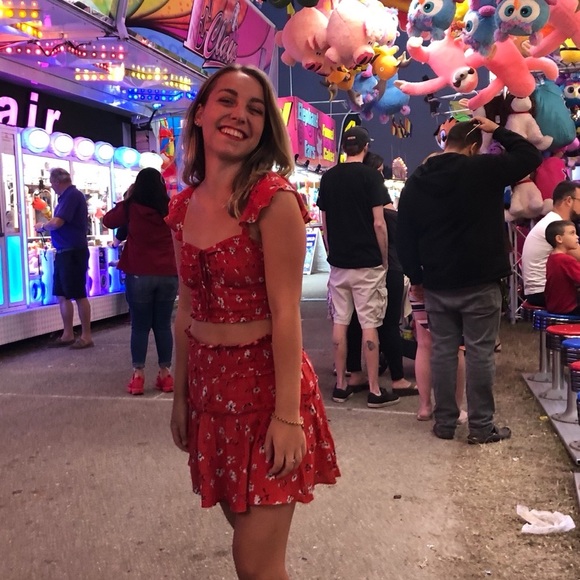 sundae muse Dresses & Skirts - Sundae Muse Heidi Set - Red